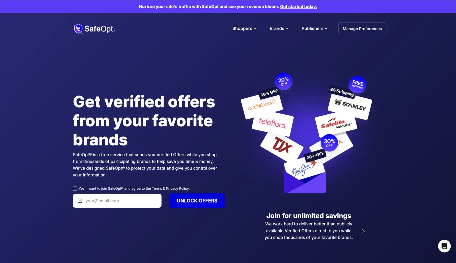 SafeOpt — website screenshot